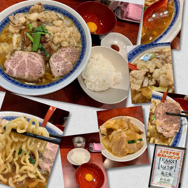 「特製スタミナ中華セット1280円」@中華そば たた味の写真