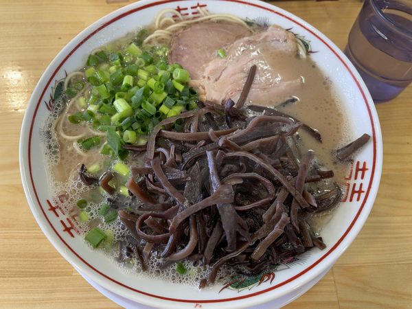 「豚骨らーめん・キクラゲ」@てっちゃんの写真