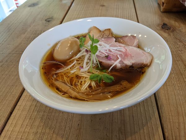 「Kiri-Soba流山本みりん醬油+味玉」@The Noodles & Saloon Kiriyaの写真