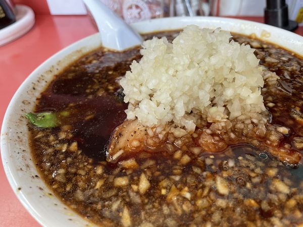 「チャーシューメン 大盛 ＋ ねぎまし」@ラーメン ちとせの写真