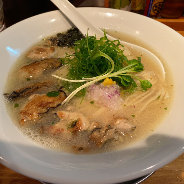 「カキの塩そば」@麺処 源玄の写真