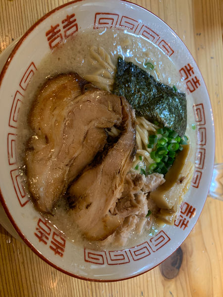 「本日のスペシャル　濃厚飲肉そば　鶏豚骨スープ」@自家製麺 うろたの写真