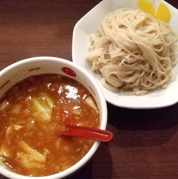 「カレーつけ麺（並・中辛）800円」@ラーメン 唐そば 渋谷2丁目店の写真