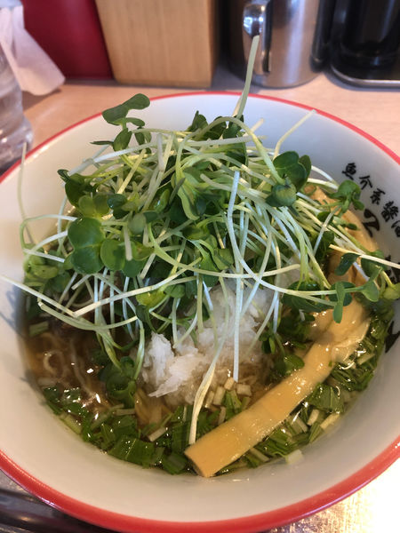 「みぞれ麺　970円」@魚介系醤油拉麺専科 海空土の写真