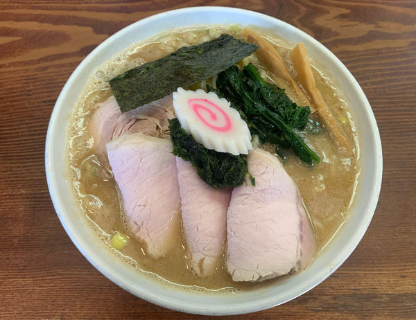 「手揉み煮干し拉麺 塩+生のり+肉増し+咖喱魯肉飯 ¥850+¥1」@良温(Ra-on)の写真