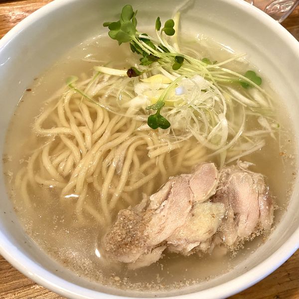 「和特製塩ラーメン（太麺）」@会津ラーメン 和の写真