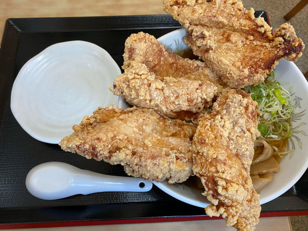 「唐揚げラーメン」@豚福の写真
