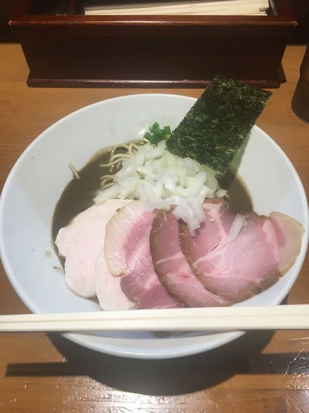 「チャーシュー濃厚蕎麦+和え玉」@亀戸煮干中華蕎麦 つきひの写真