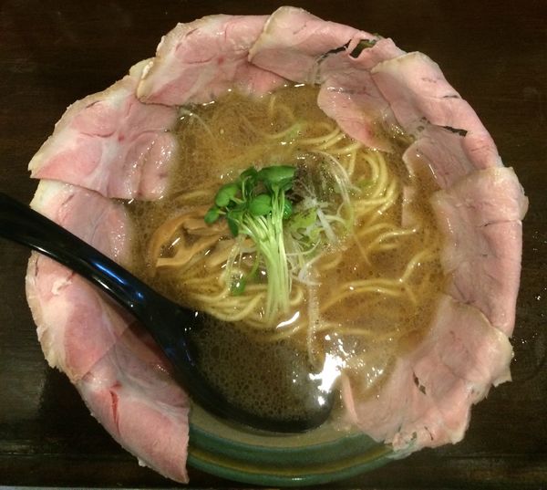 「魚出汁ラーメン チャーシュー増し」@魚と豚と黒三兵の写真