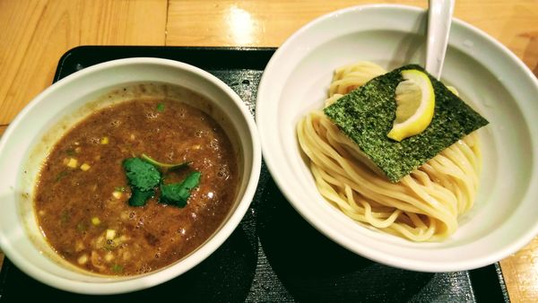 「濃厚煮干しつけめん」@つけめん 蕾 本家の写真