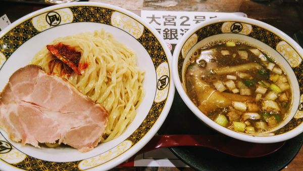「すごい煮干しつけめん」@ラーメン凪 大宮店の写真