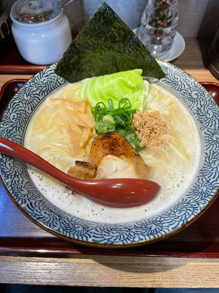 「濃厚鶏そば大盛」@鶏そば かぐら屋の写真