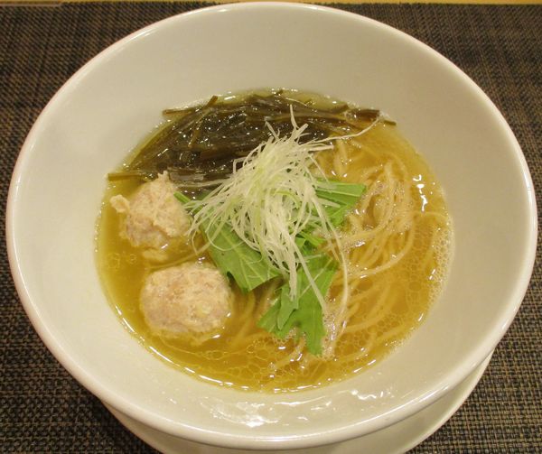 「貝塩らーめん　850円」@自家製麺ほんまの写真