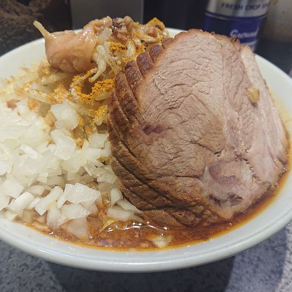 「限定 カレーチーズ中盛1000円」@ラーメン宮郎の写真