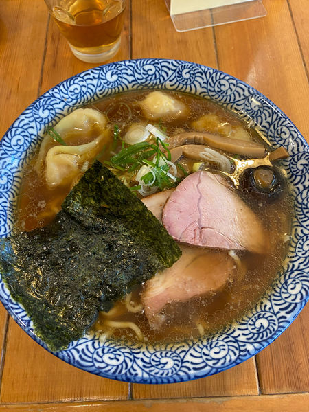 「はるゆたか太麺ワンタン」@らーめん森や。の写真