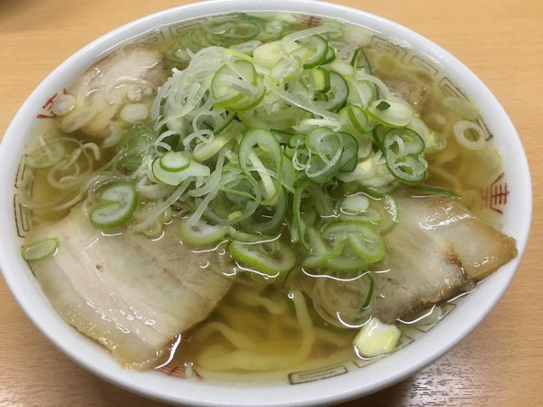 「しなそば（葱増し）」@坂内食堂 喜多方本店の写真