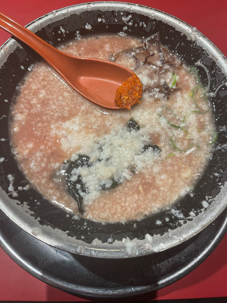 「豚骨ラーメン こってり」@火の国 文龍 総本店の写真