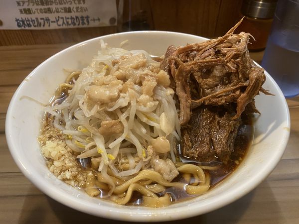 「ラーメン(野菜少なめ)」@ヒノブタセカンド 南越谷駅前店の写真
