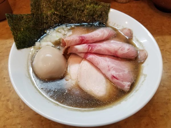 「特製純煮干しそば」@中華そば 児ノ木の写真