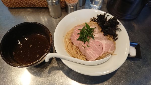 「淡麗帆立醤油つけ蕎麦（大盛）」@さんじの写真