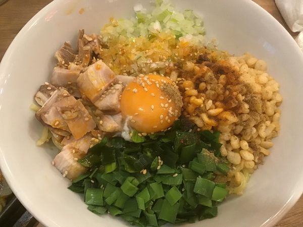 「山椒が効いたまぜそば757円(税込み)」@鳥良商店 柏東口店の写真