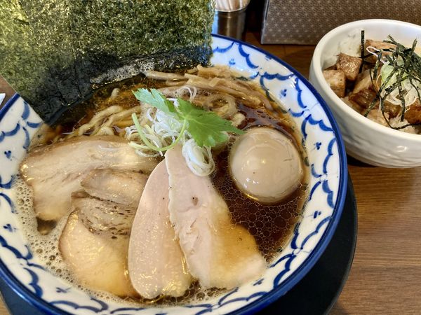 「特製比内地鶏の煮干ラーメン」@千葉房総 麺のマルタイの写真