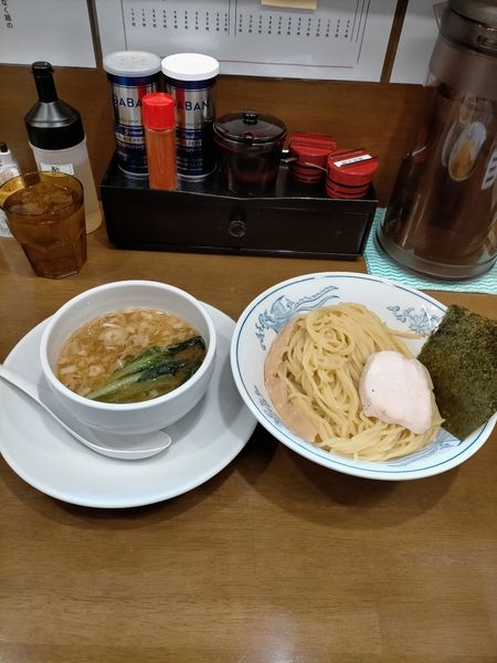 「濃厚鶏しょうゆつけ麺」@らーめん曳舟の写真