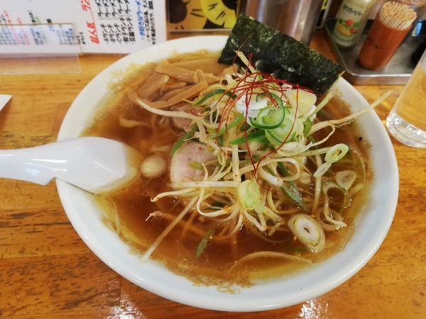 「ネギラーメン」@手打ちラーメン 金正の写真
