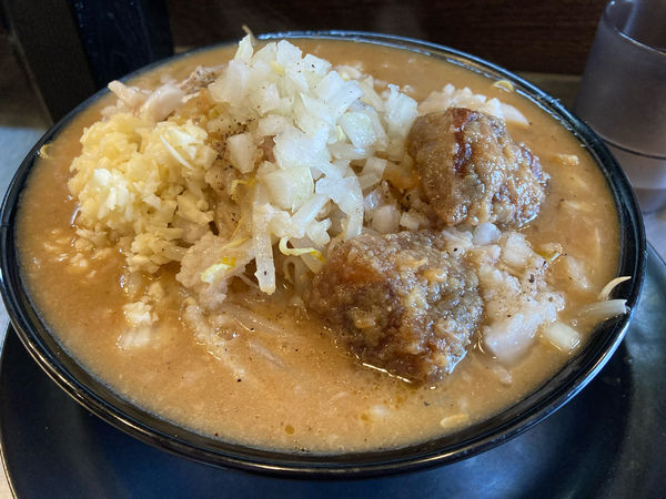 「濃厚味噌タンメン小揚げチャーもやしちょい増し」@波風タテヲの写真