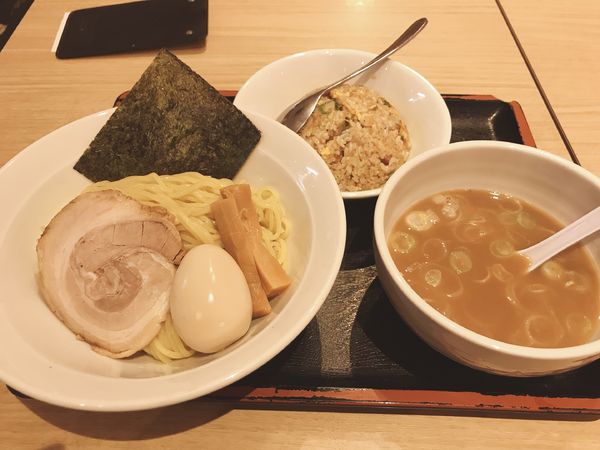 「魚介濃厚つけ麺セット」@麺酒蔵どさん子 新木場店の写真
