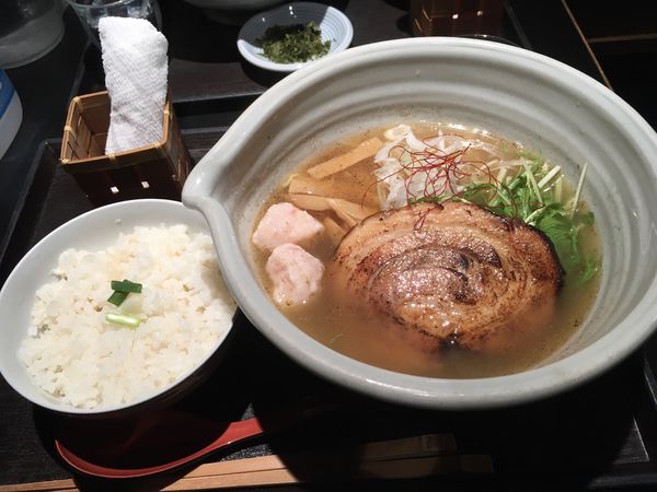 「銀笹らーめん（白醤油）」@麺処 銀笹の写真