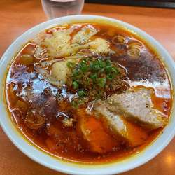 辛口海老ワンタン麺