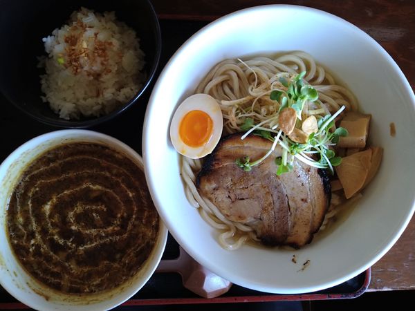 「カレーつけ麺（あつもり）￥850」@和風らーめん 凪の写真