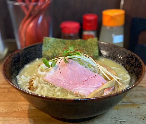 「濃厚牡蠣ソバ850円」@貝だしラーメン 貝ガラ屋の写真