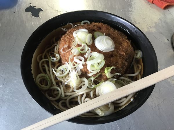 「メンチそば【430円】」@立喰そば 田舎の写真