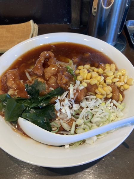 「豚スタミナ　冷やし」@麺屋 天海の写真