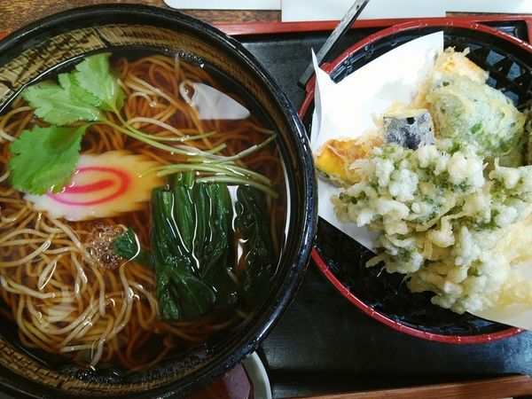 「野菜天そば」@そば茶屋 愛知の写真