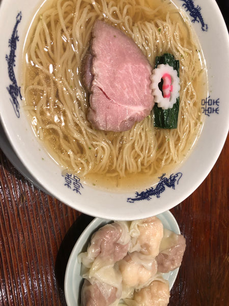 「山椒そば ワンタン(海老、肉)」@中華蕎麦にし乃の写真