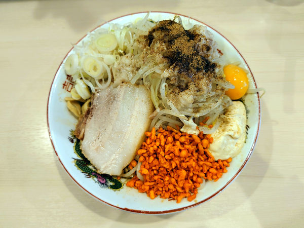 「まぜそば(小)」@鷹の目 蒲田店の写真