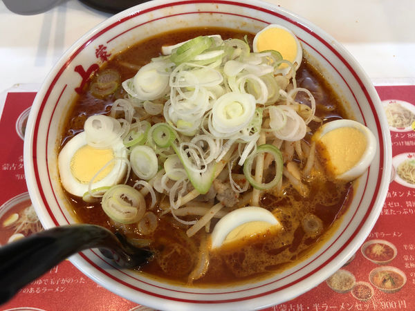 「味噌卵麺　ネギ」@蒙古タンメン 中本 大宮店の写真