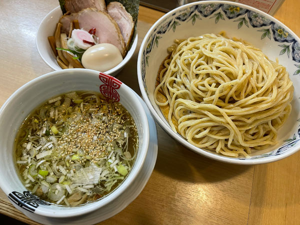 「粟国の塩つけそば＋特製」@中華そば 多賀野の写真