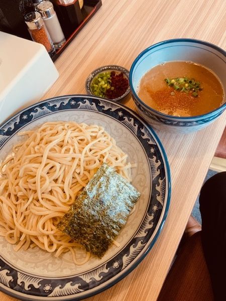「エビ辛しつけそば 900円　麺中盛 30円」@浜屋 西新井店の写真