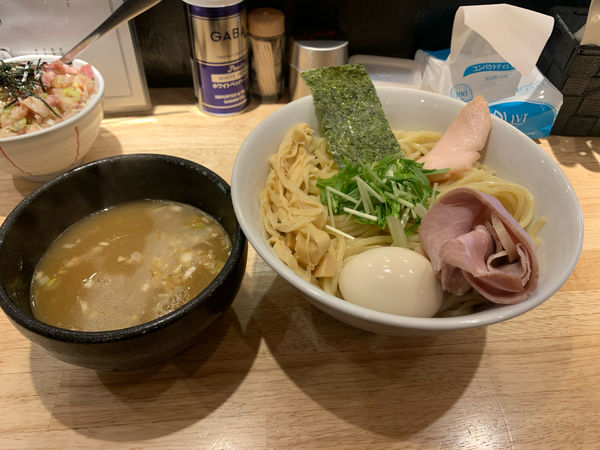 「鶏白湯つけ麺（醤油）」@麺屋 れんしんの写真