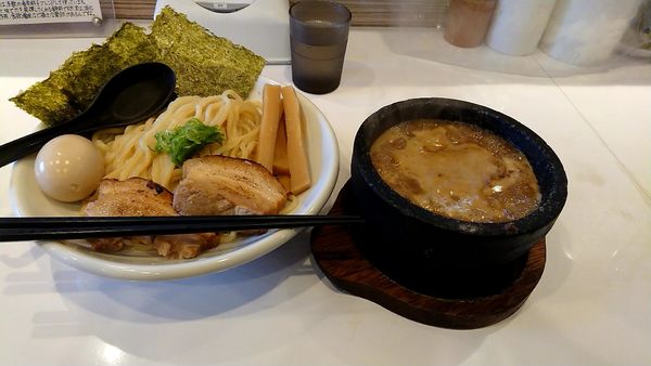 「香辛つけ麺(普通盛)&全部乗せ1080円」@ぶっと麺 しゃにむにの写真
