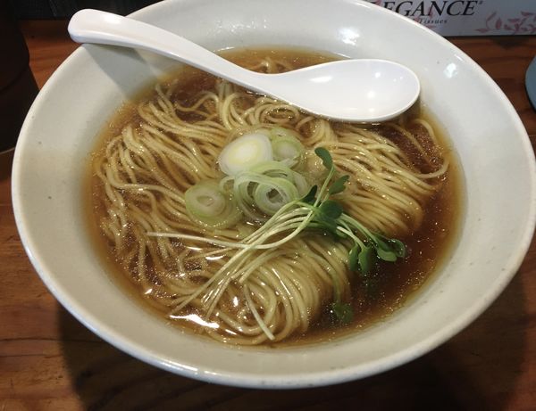 「ラーメン[朝](500¥)」@中華そばつけそば 千思萬考の写真