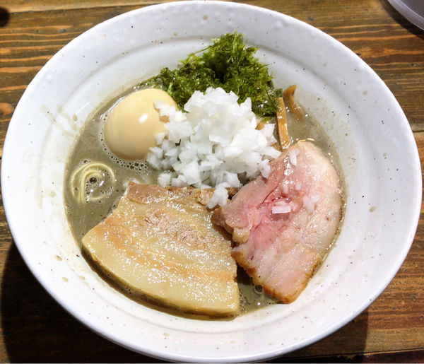 「【季節限定】味玉濃厚煮干」@ラーメン屋ジョンの写真