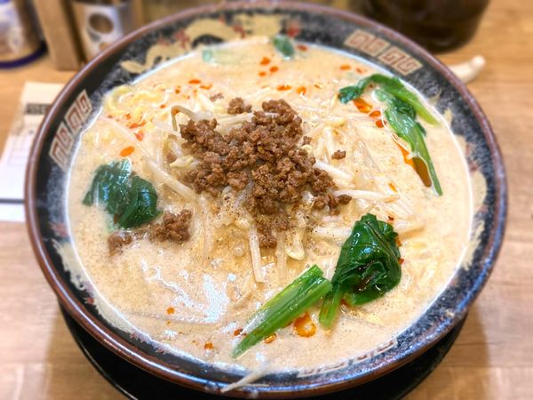 「ごま味噌担々麺￥890」@北海道らーめん みそ熊 御徒町駅前店の写真