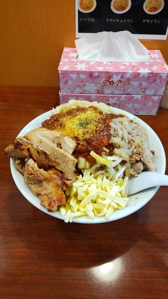 「メガミートソースまぜそば」@メガガンジャの写真