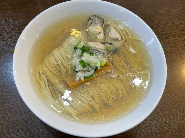 「牡蠣そば(煮干出汁)」@中華そばイデタの写真