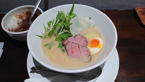 「ライスハヤシセット（燻製醤油） 1050円」@五瞭の写真